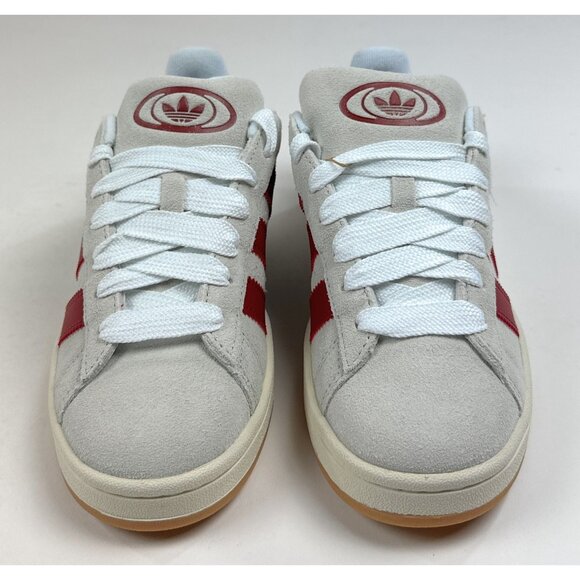 Adidas Originals Campus 00s Womens 8 Crystal White Red Shoes Sneakers Low JQ7783 - Picture 4 of 10